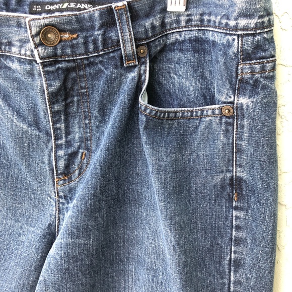 DKNY Jeans Size 10L Vintage 100 % Cotton Made in USA Wow - Picture 14 of 16